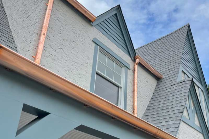 Copper Gutter Installation and Replacement