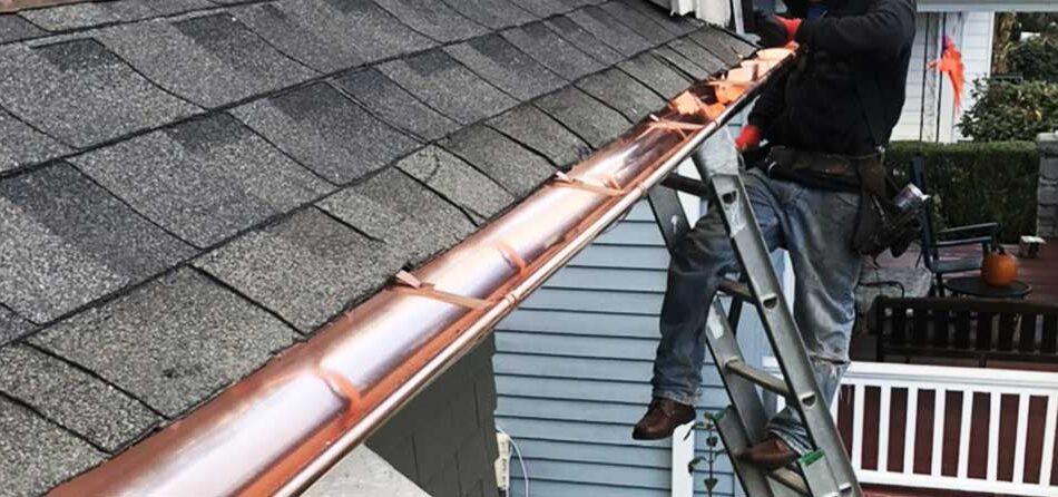 Half Round Copper Gutters New Haven CT