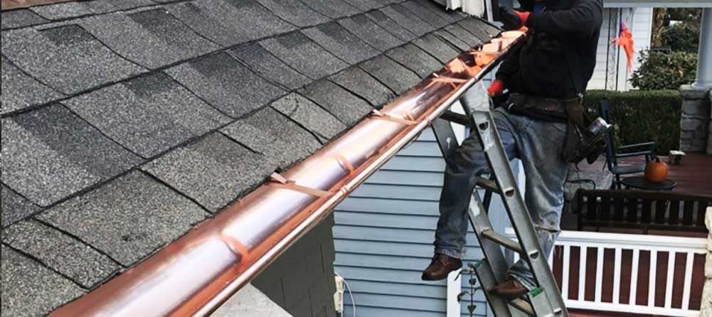 Half Round Copper Gutters New Haven CT